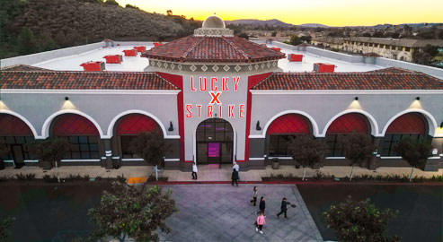 Lucky Strike Bowling Alley at the Village at Moorpark Shopping Center